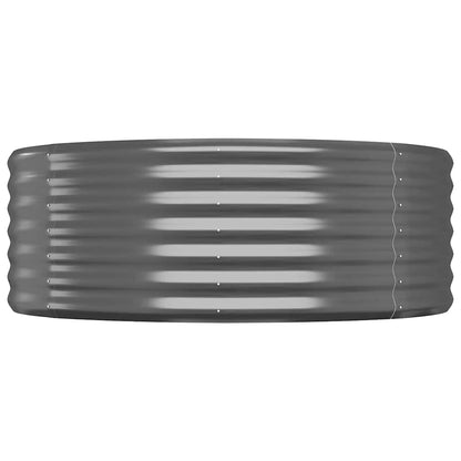 Garden Raised Bed | Anthracite | Powder-coated steel | 100 cm diameter