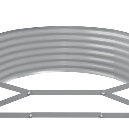 Garden Raised Bed Galvanised Steel 175x100x36 cm Anthracite