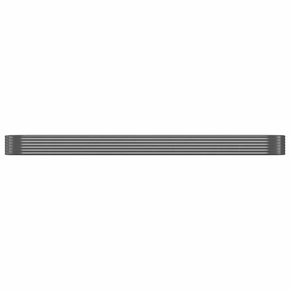 Garden Raised Bed Galvanized Steel 199.6"x39.4"x14.2" Anthracite