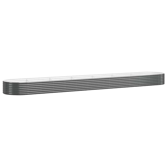 Garden Raised Bed | Anthracite | Powder-coated steel | Extra Long