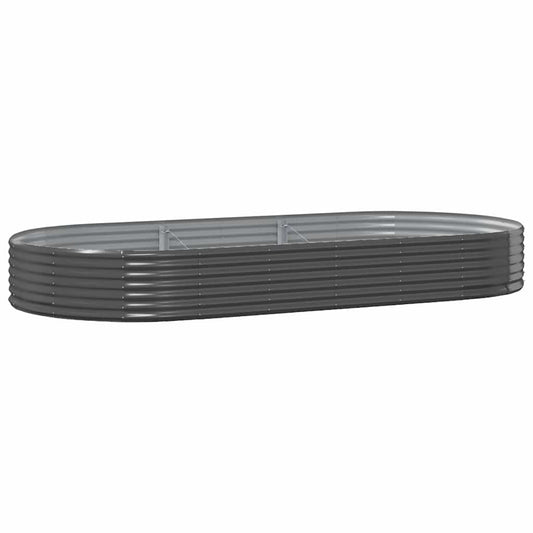 Garden Raised Bed | Anthracite | Powder-coated steel | Large | Durable
