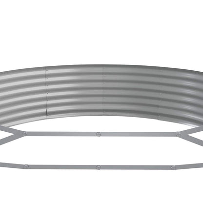 Garden Raised Bed | Grey | Powder-coated steel | Large | Durable