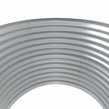 Garden Raised Bed Galvanised Steel 100x100x68 cm Green