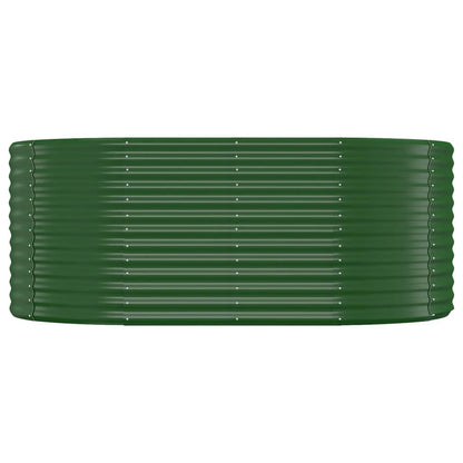 Garden Raised Bed | Green | Powder-coated steel | 175x100x68 cm | Durable