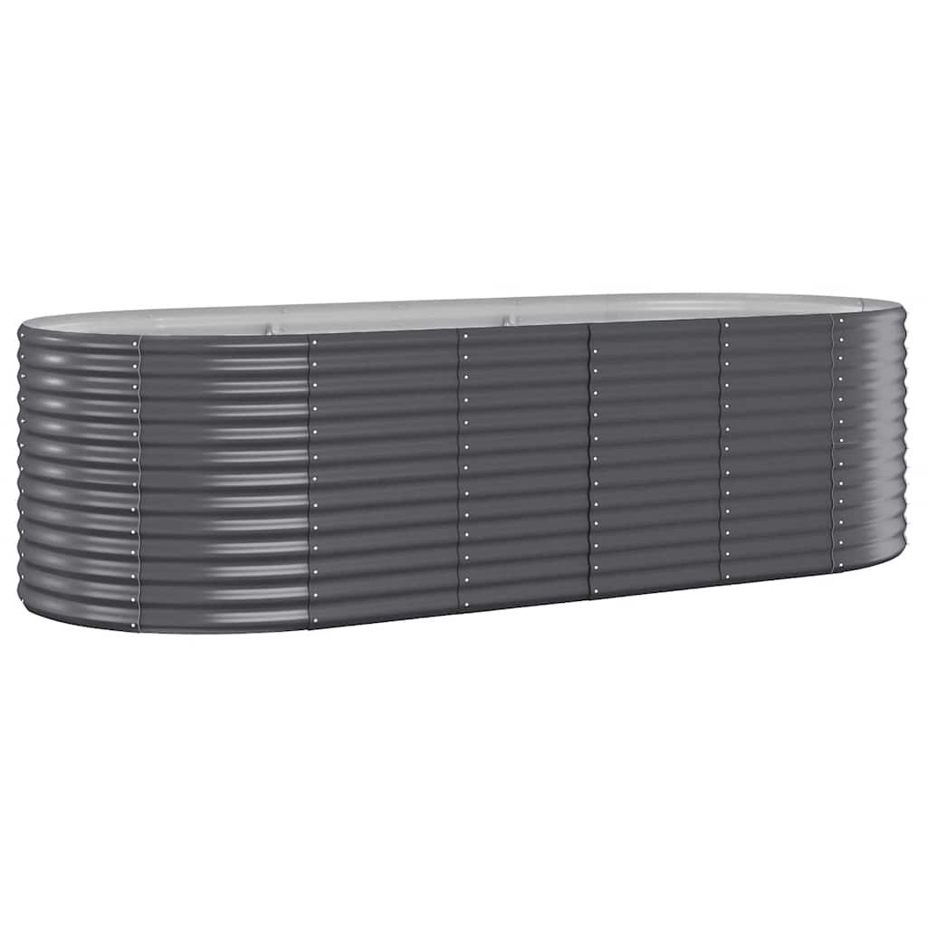 Garden Raised Bed | Anthracite | Powder-coated steel