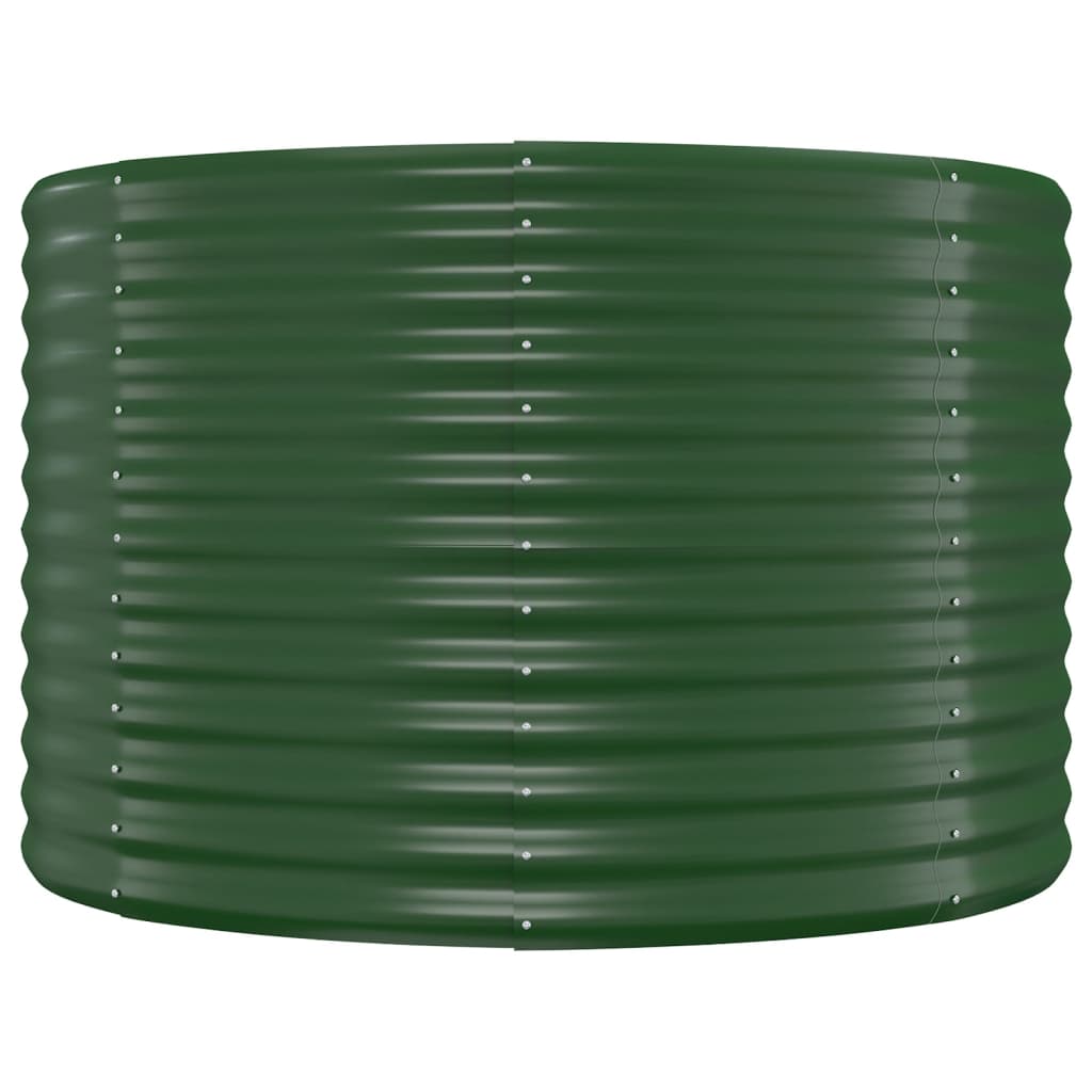 Garden Raised Bed | Green | Powder-coated steel | Large