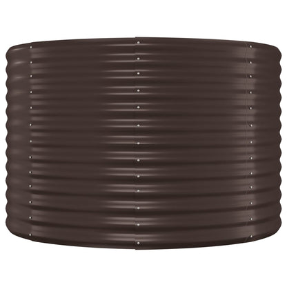 Garden Raised Bed | Brown | Powder-coated steel | 322 x 100 x 68 cm