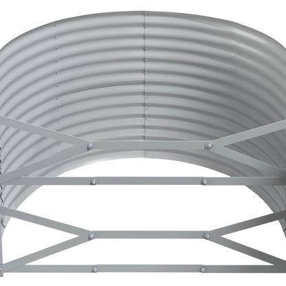 Garden Raised Bed | Brown | Powder-coated steel | 322 x 100 x 68 cm