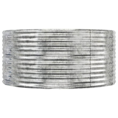 Garden Raised Bed Silver 291x140x68 cm Galvanised Steel
