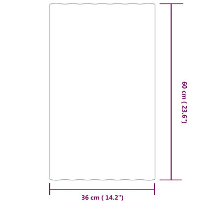 Roof Panels 36 pcs Galvanized Steel Silver 23.6"x14.2