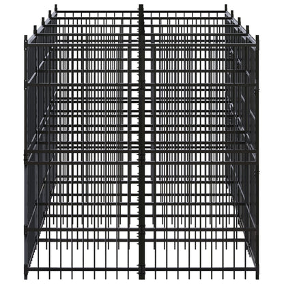 Dog Kennel Black Powder-coated steel Large Durable Dog Kennel