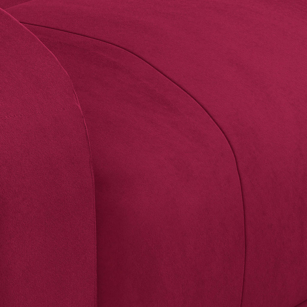 Massage Chair Wine Red Velvet