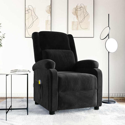 Massage Chair Black Velvet