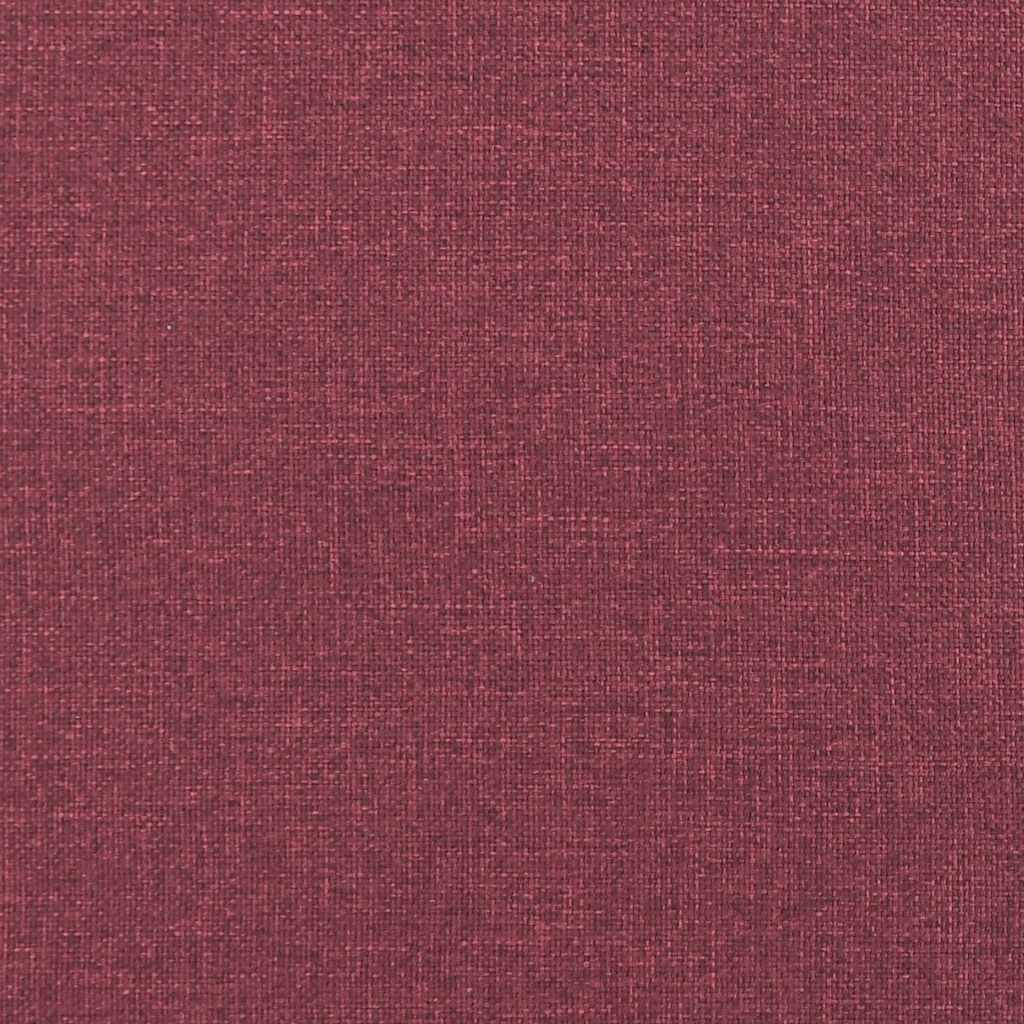 Massage Chair Wine Red Fabric
