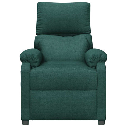 Massage Chair Dark Green Fabric