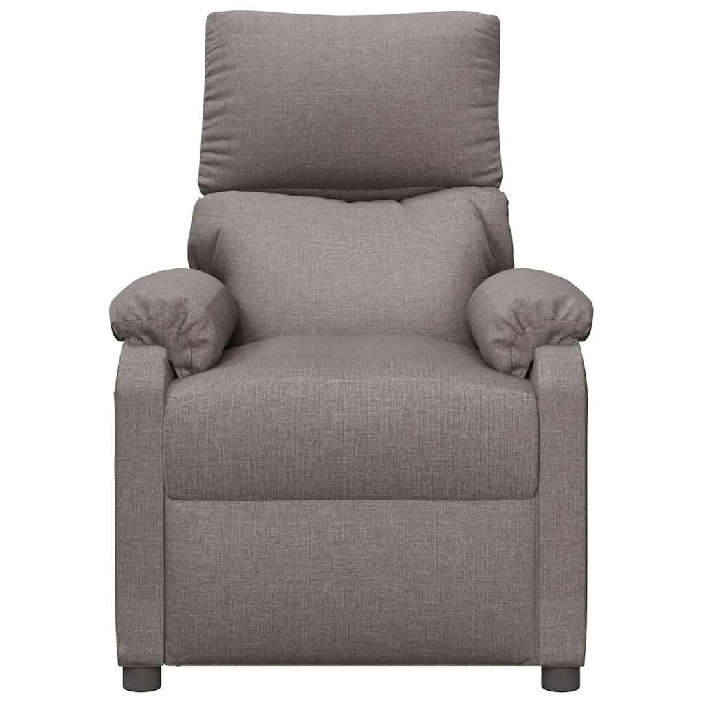 Massage Chair Taupe Fabric