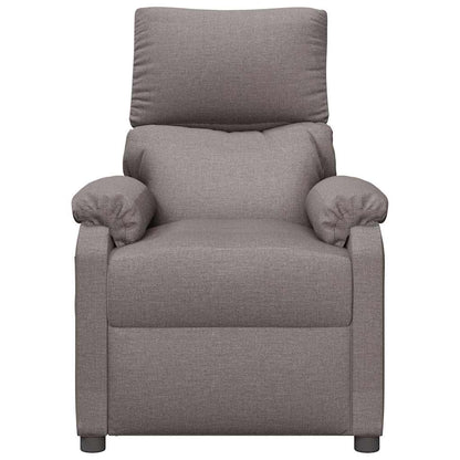 Massage Chair Taupe Fabric