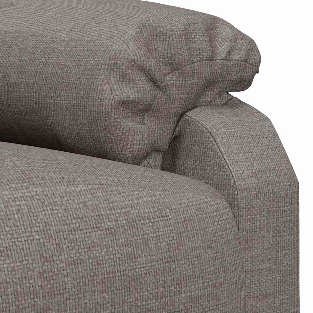 Massage Chair Taupe Fabric