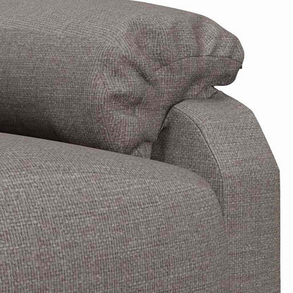 Massage Chair Taupe Fabric