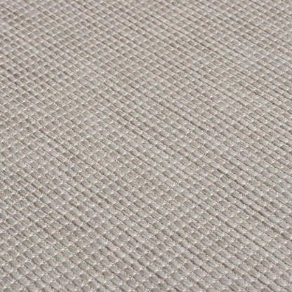 Outdoor Flatweave Rug 80x250 cm Light Grey