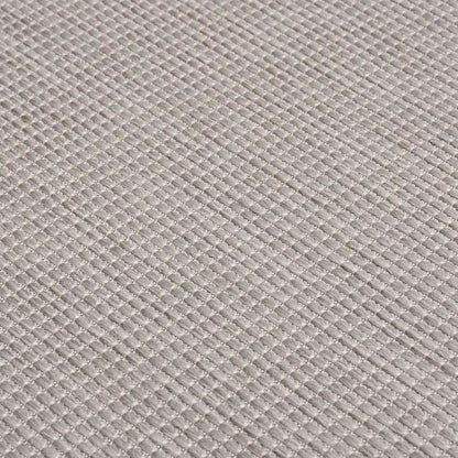 Outdoor Flatweave Rug 120x170 cm Light Grey