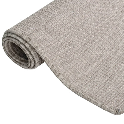 Outdoor Flatweave Rug 160x230 cm Light Grey