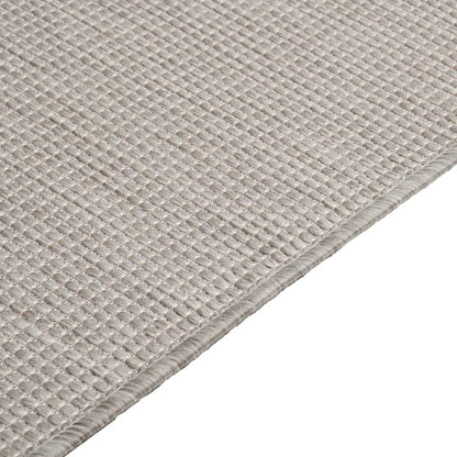 Outdoor Flatweave Rug 160x230 cm Light Grey
