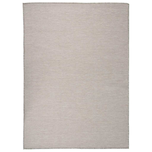 Outdoor Flatweave Rug 200x280 cm Light Grey