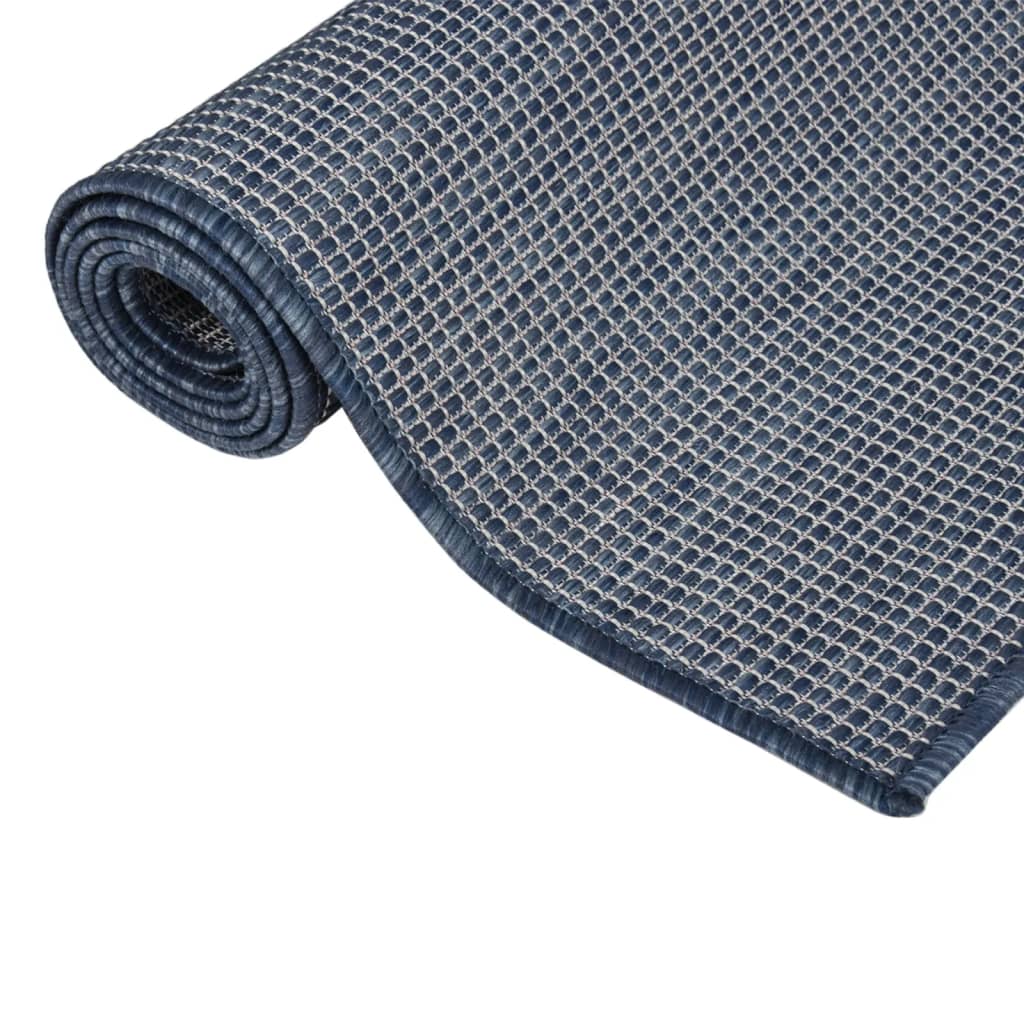 Outdoor Rug | Blue | Polypropylene | 120 x 170 cm