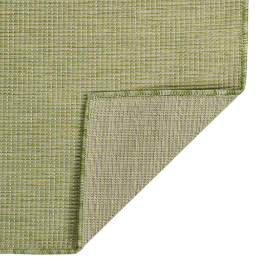 Outdoor Flatweave Rug 200x280 cm Green