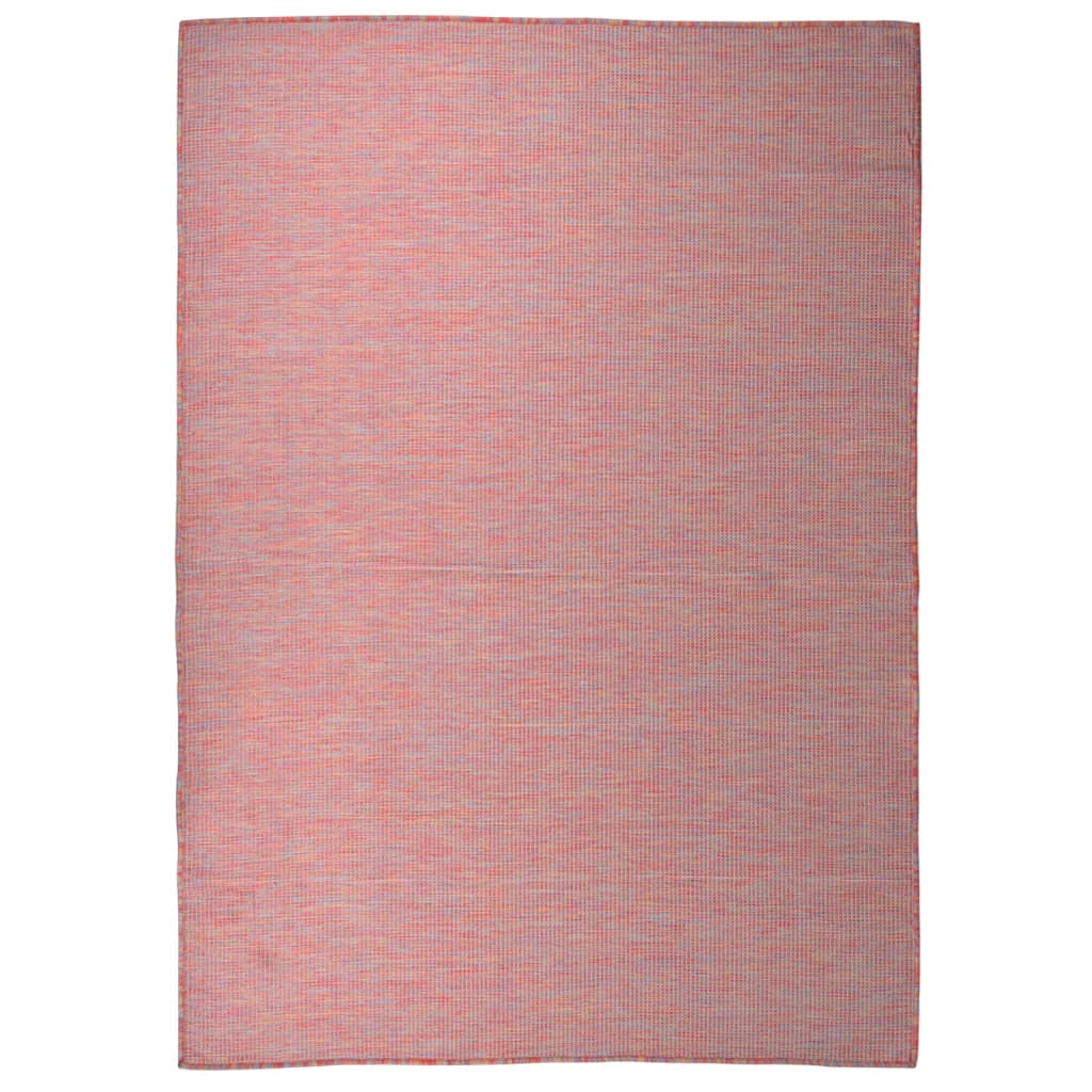 Outdoor Rug | Red | Polypropylene | 140 x 200 cm | Heavy Duty