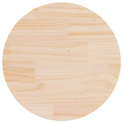 Table Top Ø60x2.5 cm Solid Wood Pine