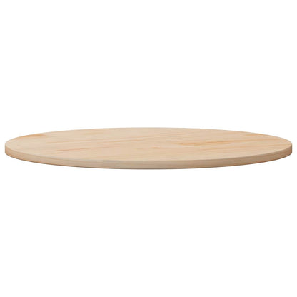 Table Top Ø90x2.5 cm Solid Wood Pine