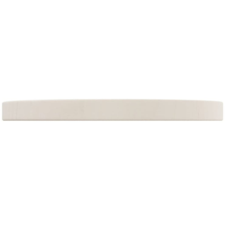 Table Top White Ø30x2.5 cm Solid Wood Pine
