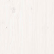 Table Top White Ø30x2.5 cm Solid Wood Pine