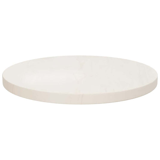 Table Top | White | Solid pinewood | 40 cm diameter | Table Top