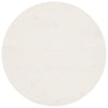 Table Top White Ø80x2.5 cm Solid Wood Pine
