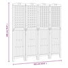 4-Panel Room Divider 162x2x180 cm Solid Wood Acacia