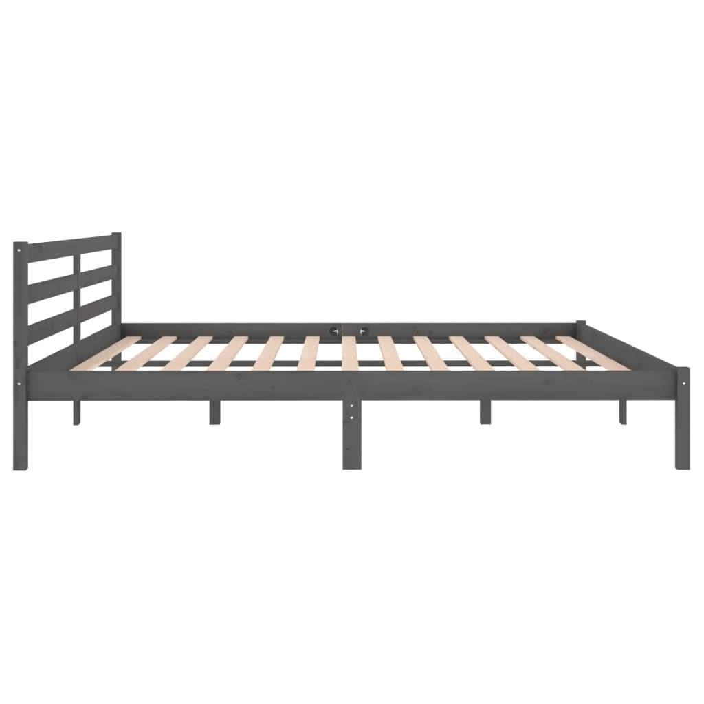 Day Bed | Grey | Solid Pine Wood | 200x200 cm Super King