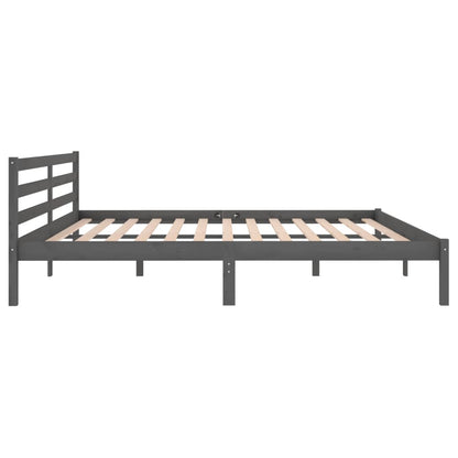 Day Bed | Grey | Solid Pine Wood | 200x200 cm Super King