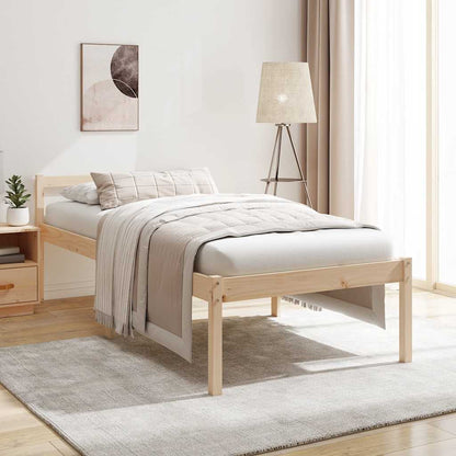 Bed Frame | Natural Pine | Solid Pine Wood | Single | Bed Frame