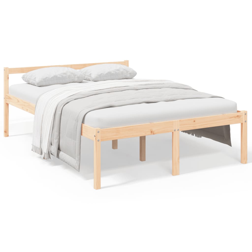 Bed Frame | Natural Pine | Solid Pine Wood | Double | Bed Frame