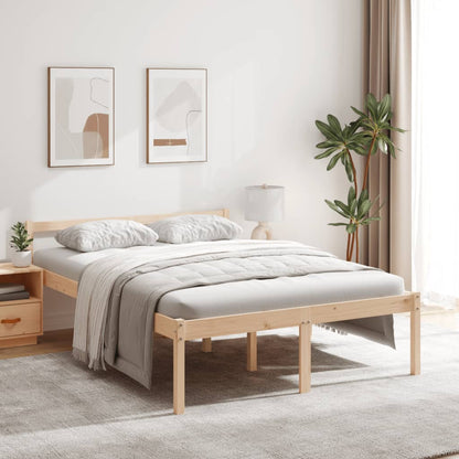 Bed Frame | Natural Pine | Solid Pine Wood | Double | Bed Frame