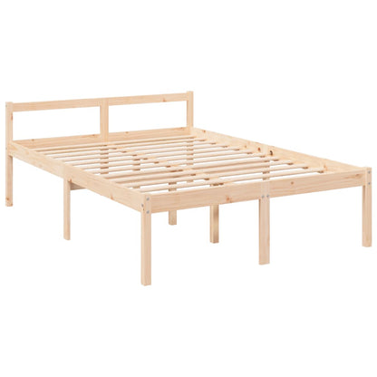 Senior Bed without Mattress 120x200cm Solid Wood Pine