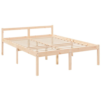 Senior Bed without Mattress 160x200cm Solid Wood Pine