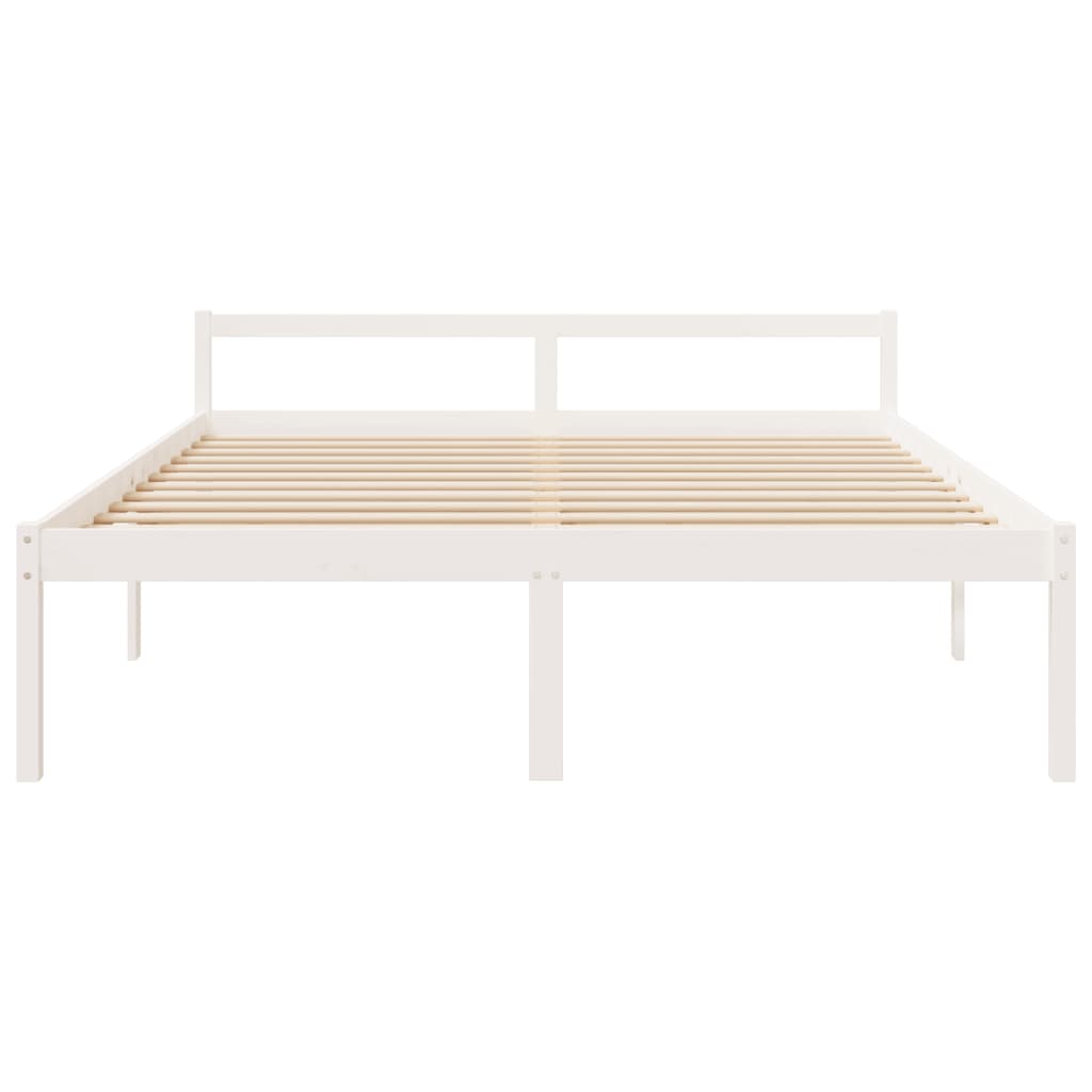 Bed Frame | White | Solid pine wood, Plywood | Super King | Bed Frame