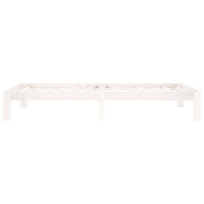 Bed Frame | White | Solid pine wood | Single | Durable | Bed Frame