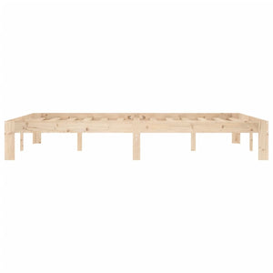 Bed Frame Solid Wood Pine 140x200 cm