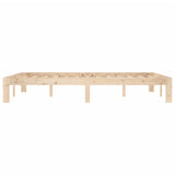 Bed Frame Solid Wood Pine 140x200 cm