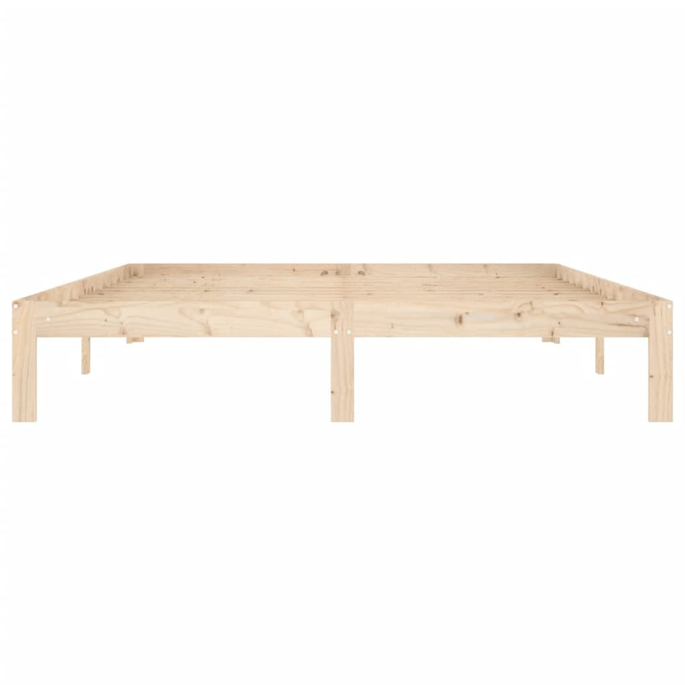Bed Frame Solid Wood Pine 160x200 cm